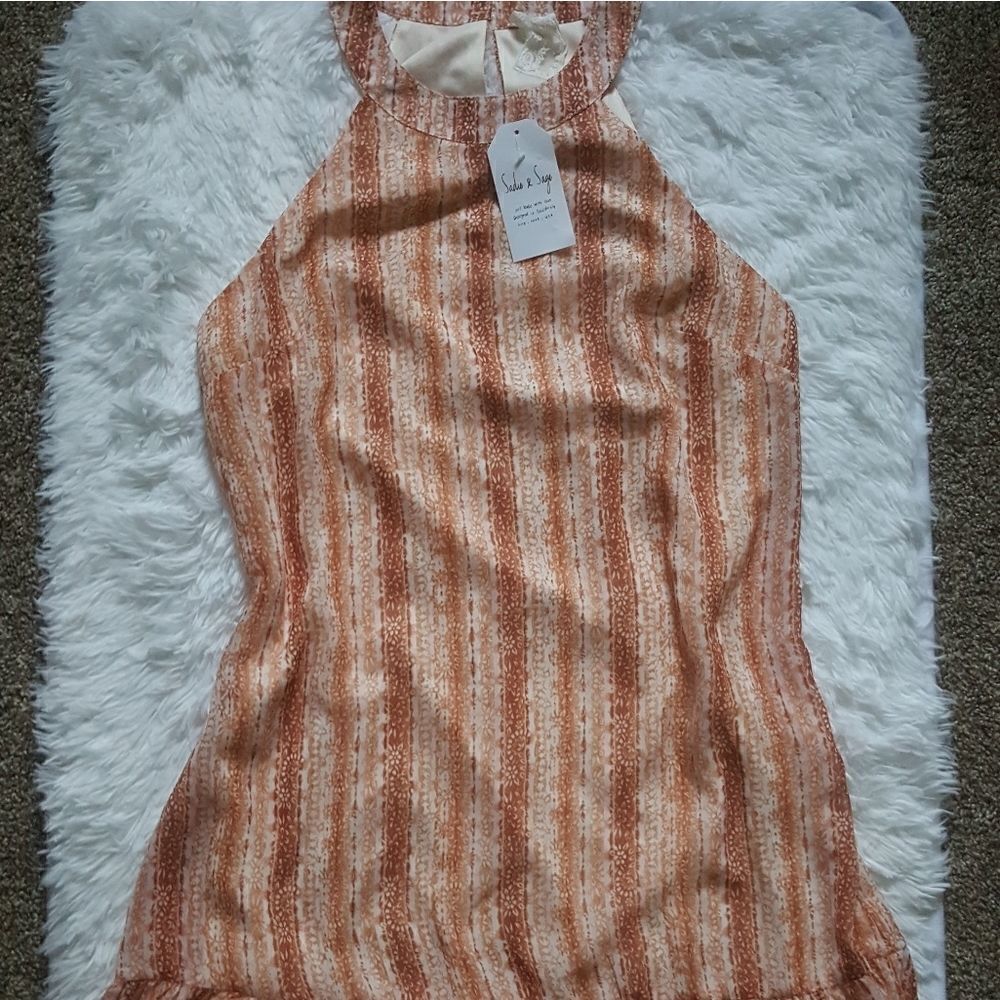 Sadie & Sage Dress sleeveless lightweight NEW Womens Size Medium